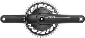 Angrenaj pedalier cu powermetru Quarq SRAM RED XPLR AXS, carbon, 1x42T Thread Mount, 172,5 mm, DUB