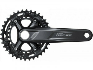 Angrenaj pedalier Shimano Deore FC-M5100-B2, 36x26T, brat 170mm, pentru 11V pe spate,fara BB pentru chain line 51.8mm