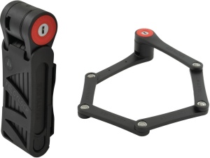 Antifurt pliabil Voxom Foldylock 75 Mini, 75 cm, negru