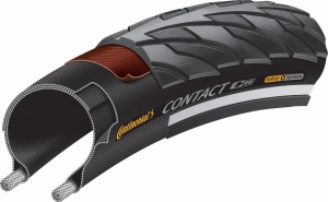 Anvelopa CONTINENTAL Contact, 28x1.75" 700x47C, 47-622, Neagra