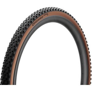 Anvelopa pliabila PIRELLI Cinturato Gravel S Classic, 40-622, TechWALL, 60 TPI SpeedGRIP, tan-wall, TLR, Negru/Maro
