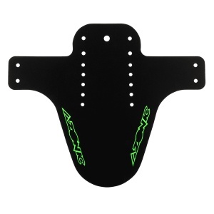 Aparatoare AZONIC Splatter Logo, Negru/Verde Neon