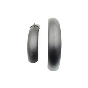 Aparatori noroi Roto (8700.00.2) Fat Bike, Lungi, plastic, 107mm, cu tije, negre, OEM