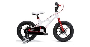 Bicicleta copii Royal Baby Space Shuttle, Alb - 16"