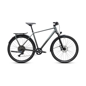 Bicicleta Cube Kathmandu, SLT Flashgrey Chrome, Flashgrey Chrome 2027 - 28"