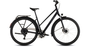 Bicicleta Cube TOURING ONE TRAPEZE, Night CHROME, 2026 - 28"