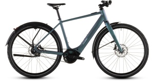 Bicicleta Electrică Cube EDITOR HYBRID SLT 400X FE, Smaragdgrey PRISM, 2026 - 28"