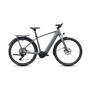 Bicicleta Electrica Cube Kathmandu, Hybrid C:62 Slt 400X, Ashgrey Prizm 2027 - 28"