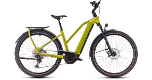 Bicicleta Electrica CUBE, KATHMANDU Hybrid EXC 800 Trapeze, Lizard JUNIPER 2025 - 28"