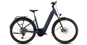 Bicicleta electrica Cube NURIDE HYBRID EXC 800 Easy Entry, Jeansblue BLUE, 2026 - 28"