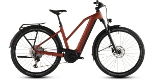 Bicicleta electrica Cube NURIDE HYBRID PRO 600 Trapeze, Chilli BLACK, 2026 - 28"