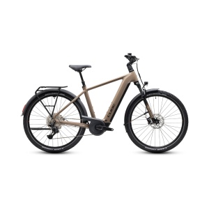Bicicleta Electrica Cube Nuride Hybrid PRO 800, Cappuccino Black 2027 - 28"