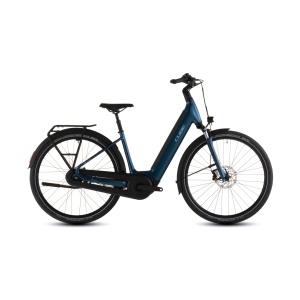 Bicicleta Electrica Cube SUPREME RT HYBRID COMFORT EX 600 EASY ENTRY, Nautica PRISM, 2026 – 28"