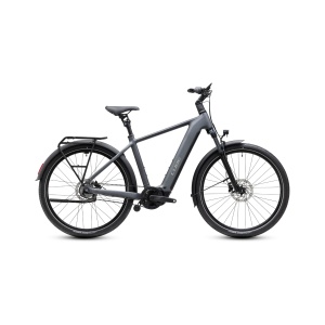 Bicicleta Electrica Cube Touring Hybrid Deluxe, SLX 800, Slabgrey Chrome 2027 - 28"