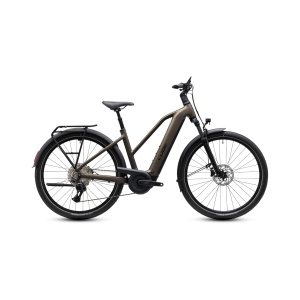Bicicleta Electrica Cube Touring Hybrid PRO, 800 Trapeze, Metallicumbra Black 2027 - 28"
