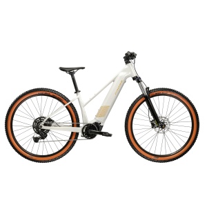 Bicicleta electrica Kross Influx Hyb 1.0 In 720 29" gri/auriu lucios