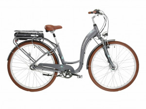 Bicicleta Electrica Le Grand eLille 1.0, Marime DL (19 Inch), Roti 28 Inch Graphite-Aquamarine Glossy
