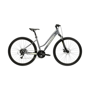 Bicicleta Kross Evado 3.0 grey/green glossy