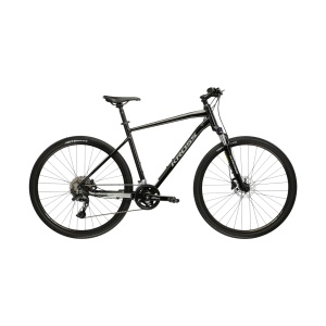 Bicicleta Kross Evado 7.0 black/silver glossy