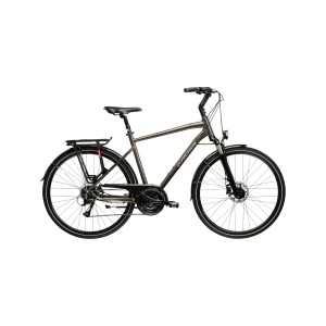 Bicicleta Kross Trans 4.0 brown/silver glossy