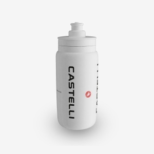 Bidon CASTELLI Logo 550ml, Alb