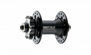 Butuc fata Fastace DA201F, alu, 32H, ax QR M9x100x108mm, rulmenti, frana disc (6 suruburi), negru OEM