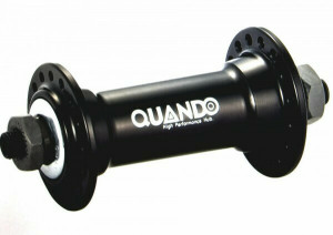 Butuc fata Quando A14F, alu, 36H, ax M9x100x140mm, negru, OEM
