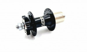 Butuc spate Quando SN3R, alu, 32H, ax QR M10x135x145mm, 2rulmenti, caseta otel 8/9/10pinioane, negru, OEM
