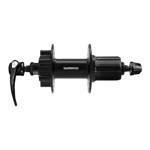 Butuc Spate Shimano Disc FH-QB400 135mm, 32 Gauri, 6 Suruburi, 8-11s., Negru, QR