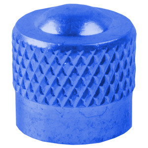 Cap valva M-Wave aluminiu albastru anodizat AV