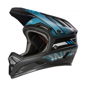 Casca O'Neal Backflip Full Face Eclipse Gray/Ice Blue
