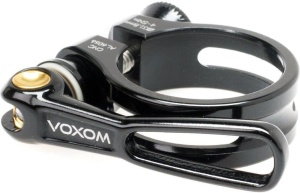 Colier tijă șa Voxom Sak1, 34,9 mm, negru