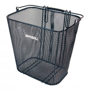 Cos bicicleta Basil Cardiff 35x29x35cm, black, close-meshed