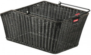 Cos bicicleta spate KLICKfixStructuraGT black 44x24x20cm, braided, w.KorbKlip 18l