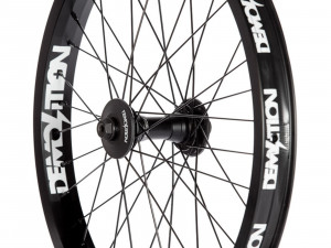 Demolition TEAM PLUS FRONT WHEEL 20' Whistler Nabe, Team Plus Felge, negru