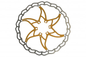 Disc frana Ashima ARO-09 180mm Super Light auriu