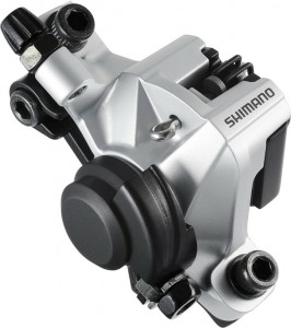 Disk brake-saddle Shimano BR-M 375 FW or RW mechanical, without disc,silver