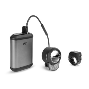 Far E-Bike Acid Front Light Pro-E 200 Hb Powerbank Negru/Argintiu