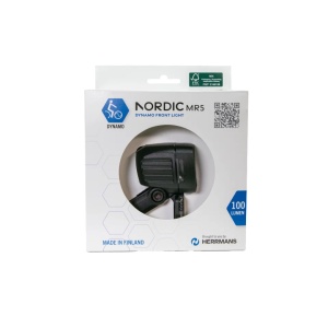 Far Herrmans Nordic MR 5 E, Culoare Negru, Alimentare 6-12v, Putere De Iluminare 40 Lux, Include Suport De Montare