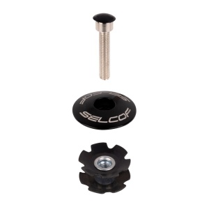 Floare furca FORCE Selcof AHEAD 1x1/8, Otel, Neagra
