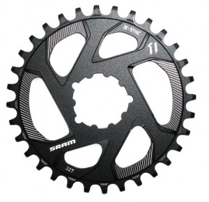 Foaie angrenaj Sram X-Sync 11V, aluminiu, 6mm off-set, 26 T