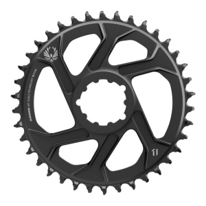 Foaie Angrenaj SRAM X-Sync Eagle 30T Prindere Directa Aluminiu Negru 12 Viteze -4mm Offset