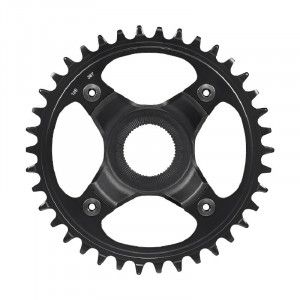 Foaie Shimano SM-CRE80-12-B, 38T fara CG, pt chain line 53mm, negru, ambalat ind.
