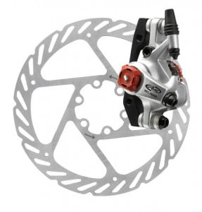 Frana disc Avid BB7 MTB mecanica graphite grey, disc 160mm FW/RW