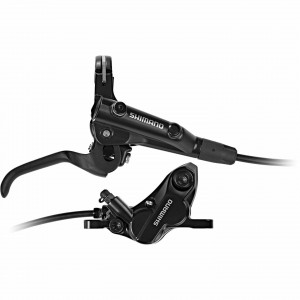 Frana pe disc Shimano BL-MT501(R) BR-MT520(R) J-KIT fara adaptor placute resin (fara aripioare) furtun SM-BH90-SS 1700mm negru