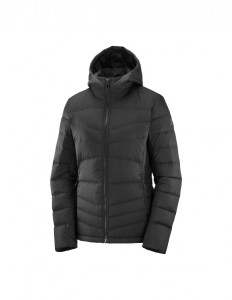 Geaca dama Salomon Transition Down Hoodie Black
