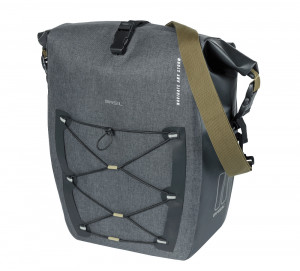 Geanta Basil Navigator Storm MIK Side L BLACK, 46 X 36 X 21CM, 25-31L, MIK