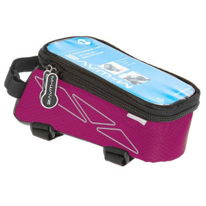Geanta M-Wave,Tope Tube, fixare 3 puncte, negru/roz