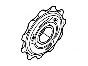 Guide Rolls-Set for X.9 L/M-Cage 200615