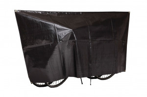 Husa pentru 2 biciclete 250x130 cm cu capse si snur neagra